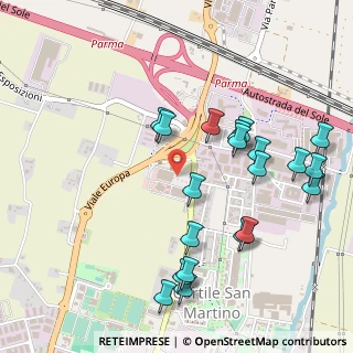 Mappa Via Bertolucci Attilio, 43122 Parma PR, Italia (0.5505)