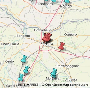 Mappa Via Andrea Bolzoni, 44122 Ferrara FE, Italia (17.08706)