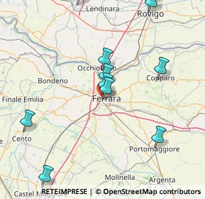 Mappa Via Andrea Bolzoni, 44122 Ferrara FE, Italia (18.58182)