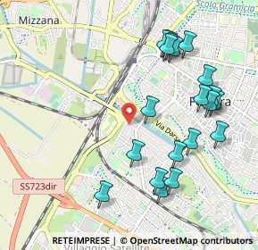 Mappa Via Andrea Bolzoni, 44122 Ferrara FE, Italia (1.097)