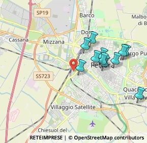 Mappa Via Giuseppe Saragat, 44122 Ferrara FE, Italia (1.78)