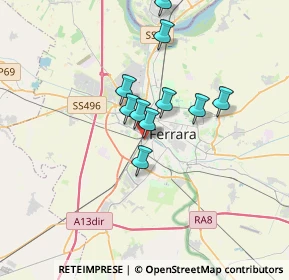 Mappa Via Giuseppe Saragat, 44122 Ferrara FE, Italia (4.22385)