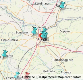 Mappa Via Giuseppe Saragat, 44122 Ferrara FE, Italia (28.66643)