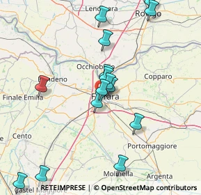 Mappa Via Giuseppe Saragat, 44122 Ferrara FE, Italia (16.294)