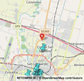 Mappa Via Virginia Raschi, 43122 Parma PR, Italia (3.32364)