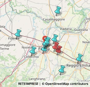 Mappa Via Virginia Raschi, 43122 Parma PR, Italia (12.39)