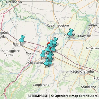 Mappa Via Giovanni Battistini, 43122 Parma PR, Italia (8.98091)