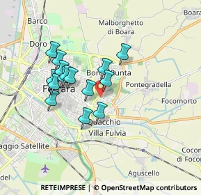 Mappa Via Gaetano Turchi, 44123 Ferrara FE, Italia (1.47133)