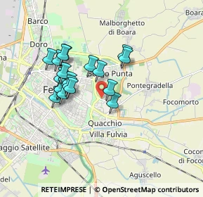 Mappa Via Gaetano Turchi, 44123 Ferrara FE, Italia (1.48474)