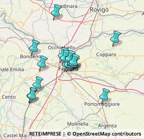 Mappa Via Gaetano Turchi, 44123 Ferrara FE, Italia (11.4575)