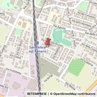 Mappa Via paltrinieri 1, 41038 San Felice sul Panaro, Modena (Emilia Romagna)