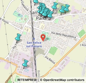 Mappa Via A. Modena, 41038 San felice sul Panaro MO, Italia (0.6275)