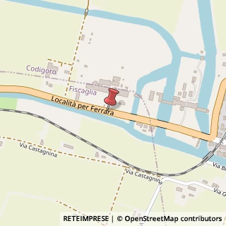 Mappa Via per Ferrara, 13, 44021 Codigoro FE, Italia, 44021 Codigoro, Ferrara (Emilia Romagna)