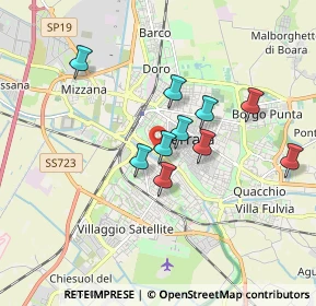 Mappa Via Darsena, 44122 Ferrara FE, Italia (1.67)