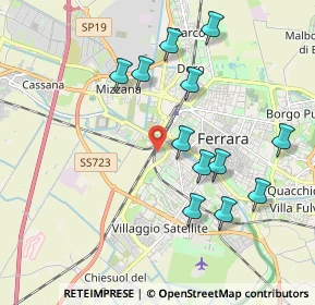 Mappa Università di Ferrara Polo scientifico tecnologico, 44122 Ferrara FE, Italia (1.9775)