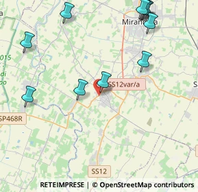 Mappa Cavezzo Autostazione, 41032 Cavezzo MO, Italia (5.57083)