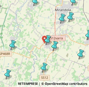 Mappa Via Rosati, 41032 Cavezzo MO, Italia (5.9525)