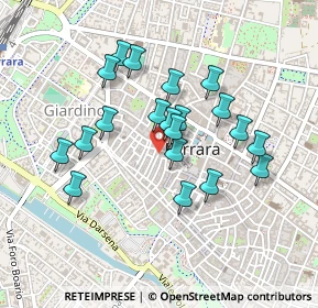 Mappa Via Vegri, 44121 Ferrara FE, Italia (0.394)