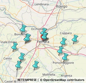 Mappa Via Vegri, 44121 Ferrara FE, Italia (15.38286)