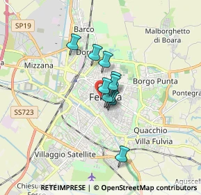 Mappa Via Vegri, 44121 Ferrara FE, Italia (1.22182)