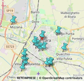 Mappa Via Vegri, 44121 Ferrara FE, Italia (2.01067)