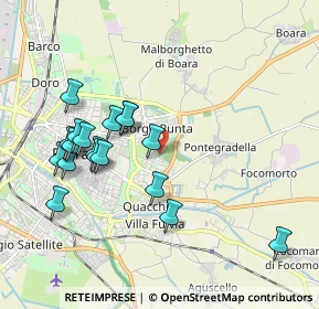 Mappa Via del Salice, 44123 Ferrara FE, Italia (1.97)