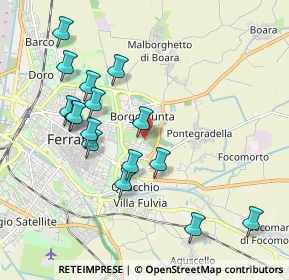 Mappa Via del Salice, 44123 Ferrara FE, Italia (2.00438)