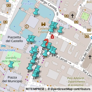 Mappa Vicolo del Teatro, 44121 Ferrara FE, Italia (0.05)