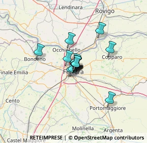 Mappa Vicolo Chiuso del Teatro, 44121 Ferrara FE, Italia (6.192)