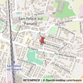 Mappa Via C. Cavour, 4, 41038 San Felice Sul Panaro MO, Italia, 41038 San Felice sul Panaro, Modena (Emilia Romagna)