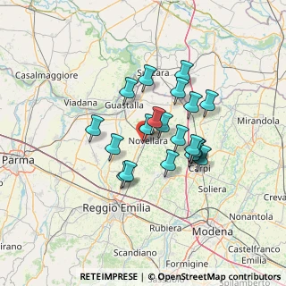 Mappa Strada dei Boschi, 42017 Novellara RE, Italia (10.7975)