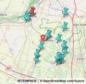 Mappa Strada dei Boschi, 42017 Novellara RE, Italia (7.83222)