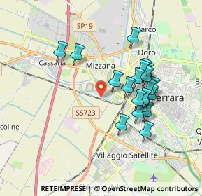 Mappa Via Stefano Trenti, 44122 Ferrara FE, Italia (1.6555)