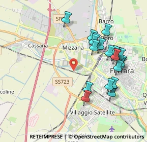 Mappa Via Stefano Trenti, 44122 Ferrara FE, Italia (2.0195)