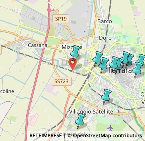 Mappa Via Stefano Trenti, 44122 Ferrara FE, Italia (2.3875)