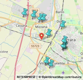 Mappa Via Stefano Trenti, 44122 Ferrara FE, Italia (2.0725)