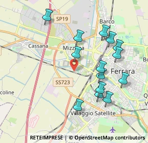 Mappa Via Stefano Trenti, 44122 Ferrara FE, Italia (1.99357)