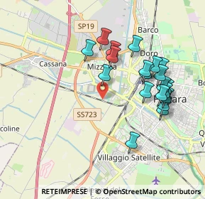 Mappa Via Stefano Trenti, 44122 Ferrara FE, Italia (1.894)