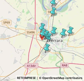 Mappa Via Stefano Trenti, 44122 Ferrara FE, Italia (3.865)