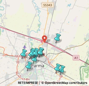 Mappa Chiesi Farmaceutici, 43122 Parma PR (4.10636)