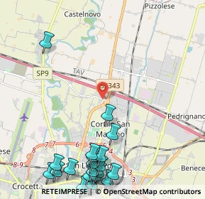 Mappa Viale delle Esposizioni, 43122 Parma PR, Italia (3.072)