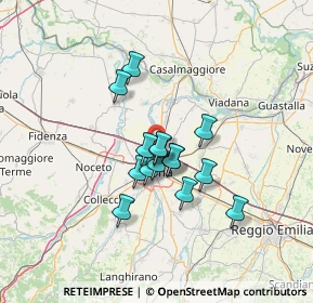 Mappa Viale delle Esposizioni, 43122 Parma PR, Italia (9.62733)