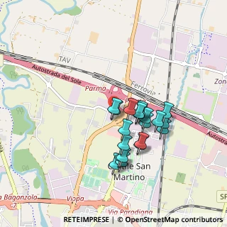 Mappa Viale delle Esposizioni, 43122 Parma PR, Italia (0.7405)