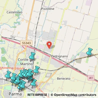 Mappa Via Burla Parco Comm.le Parma Retail, 43122 Parma PR, Italia (3.814)