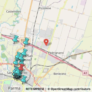 Mappa Via Burla Parco Comm.le Parma Retail, 43122 Parma PR, Italia (3.707)