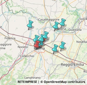 Mappa Via Burla Parco Comm.le Parma Retail, 43122 Parma PR, Italia (8.75)