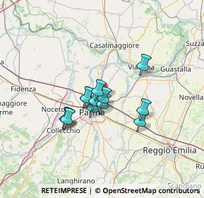 Mappa Via Burla Parco Comm.le Parma Retail, 43122 Parma PR, Italia (9.49385)