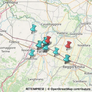 Mappa Via Burla Parco Comm.le Parma Retail, 43122 Parma PR, Italia (9.54538)