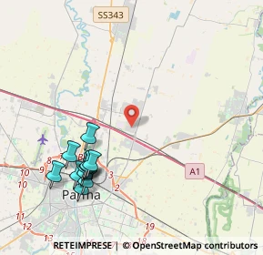 Mappa Via Burla Parco Comm.le Parma Retail, 43122 Parma PR, Italia (4.62091)