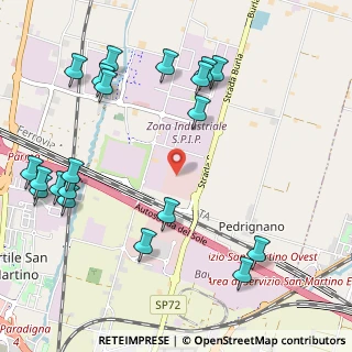 Mappa Via Burla Parco Comm.le Parma Retail, 43122 Parma PR, Italia (1.352)
